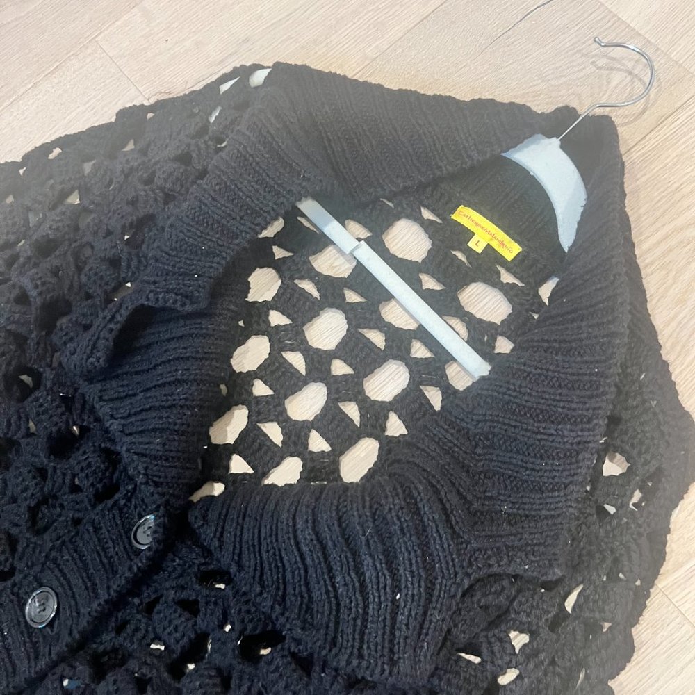Cathrine Malandrino Holed Sweater